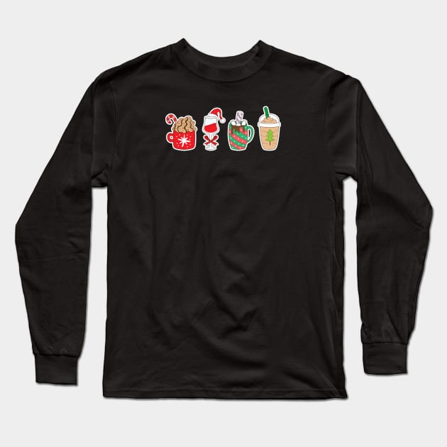 Christmas goodies lover Long Sleeve T-Shirt by doodletales